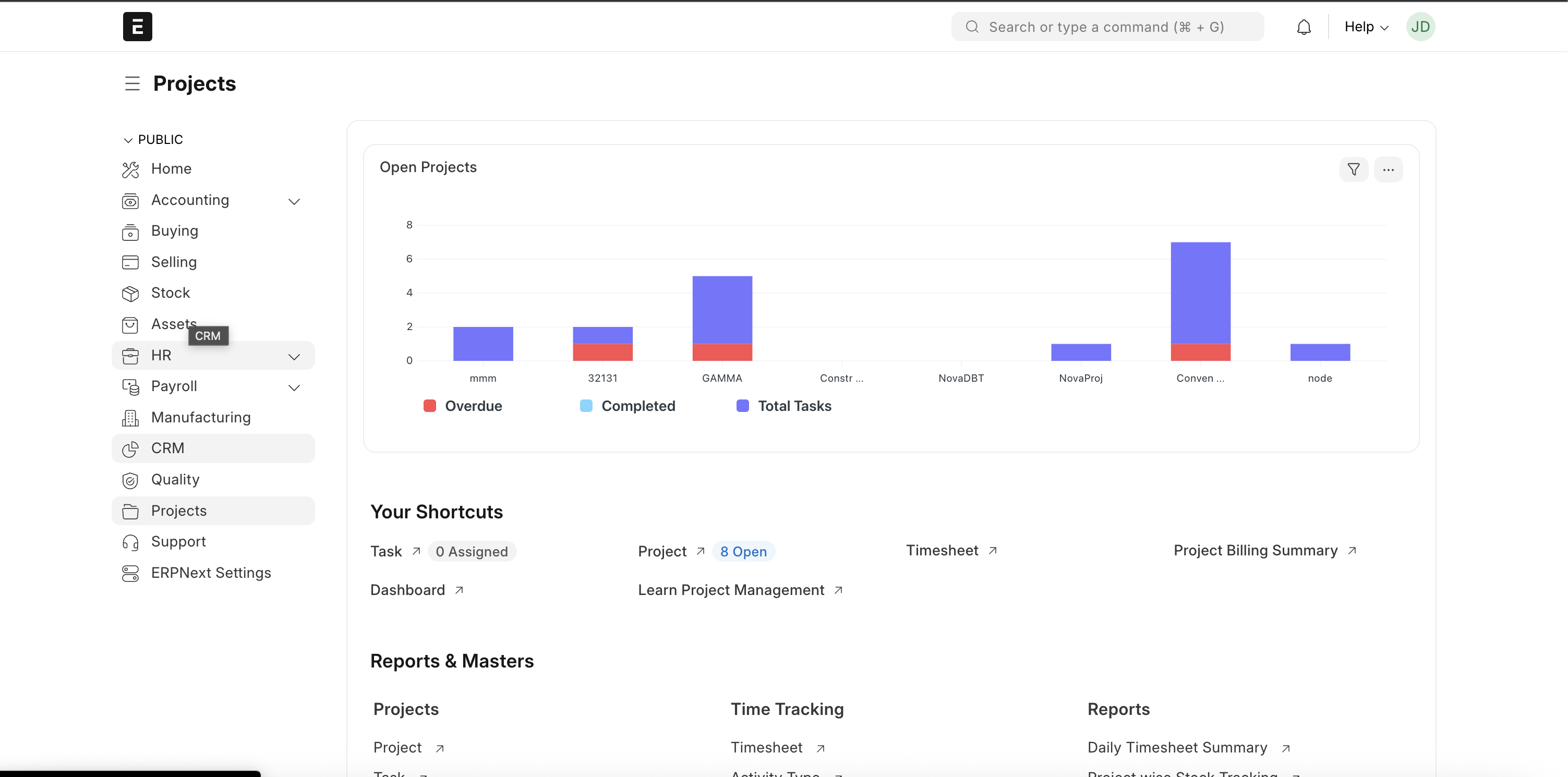 Production Dashboard